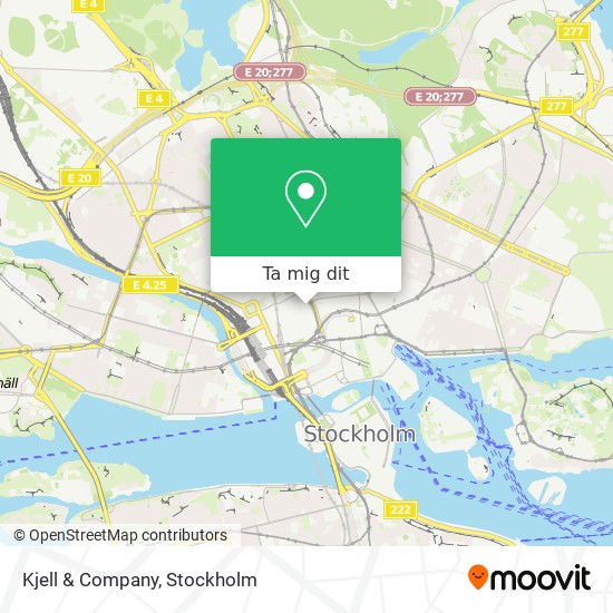 Kjell & Company karta