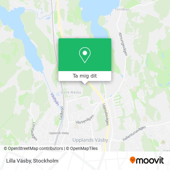 Lilla Väsby karta