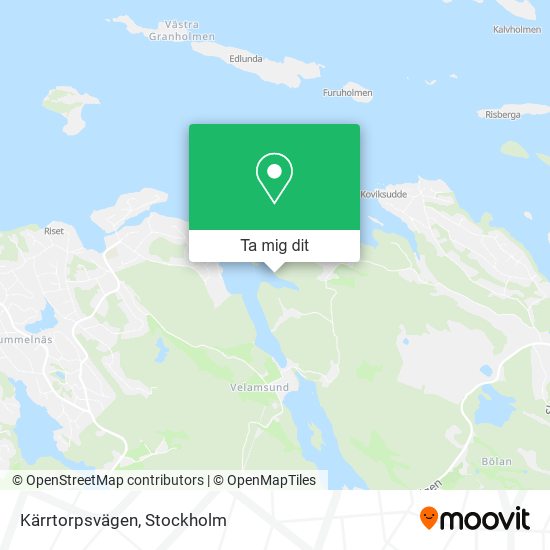 Kärrtorpsvägen karta