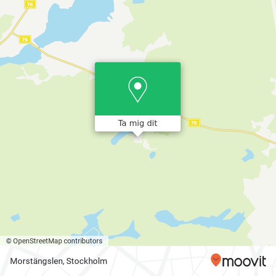 Morstängslen karta