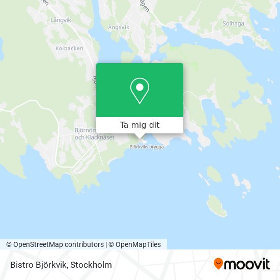 Bistro Björkvik karta