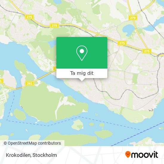 Krokodilen karta