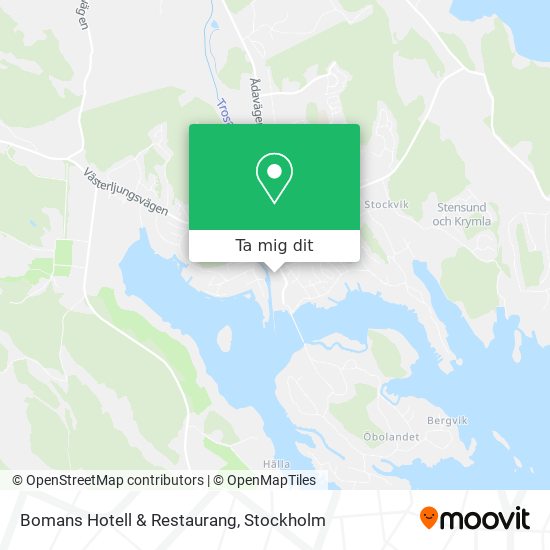 Bomans Hotell & Restaurang karta