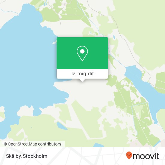 Skälby karta