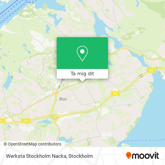 Werksta Stockholm Nacka karta