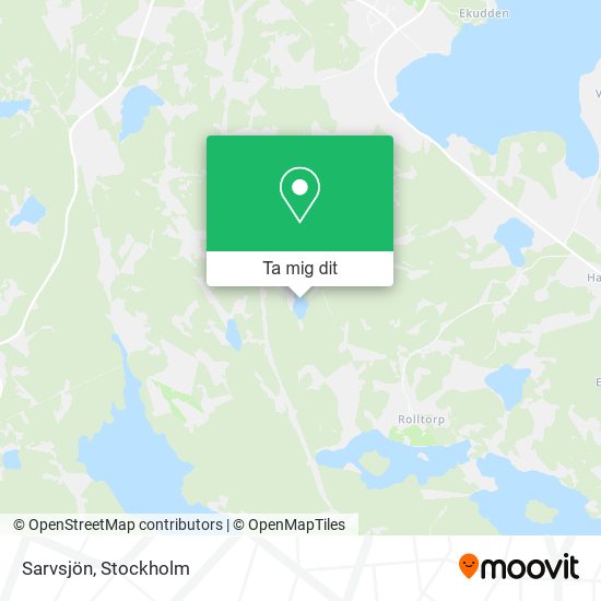 Sarvsjön karta