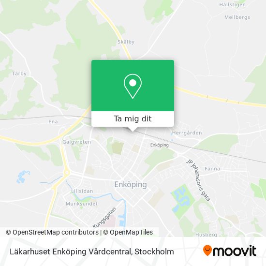 Läkarhuset Enköping Vårdcentral karta