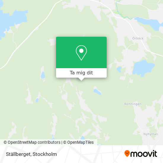 Ställberget karta