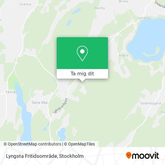 Lyngsta Fritidsområde karta