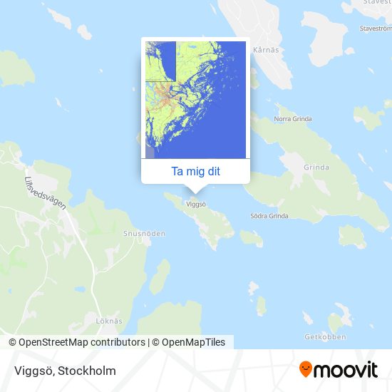 Viggsö karta