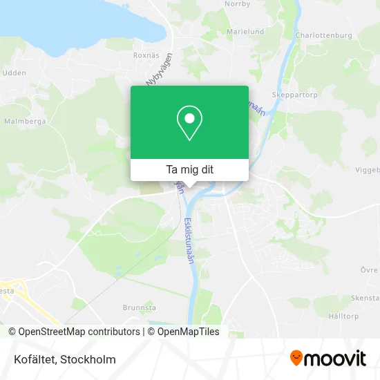 Kofältet karta