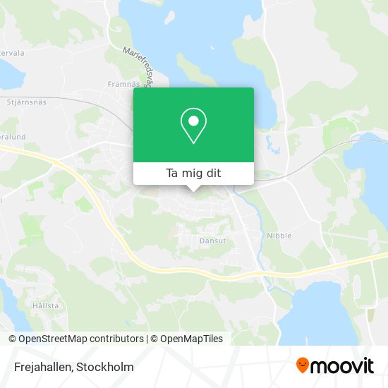 Frejahallen karta