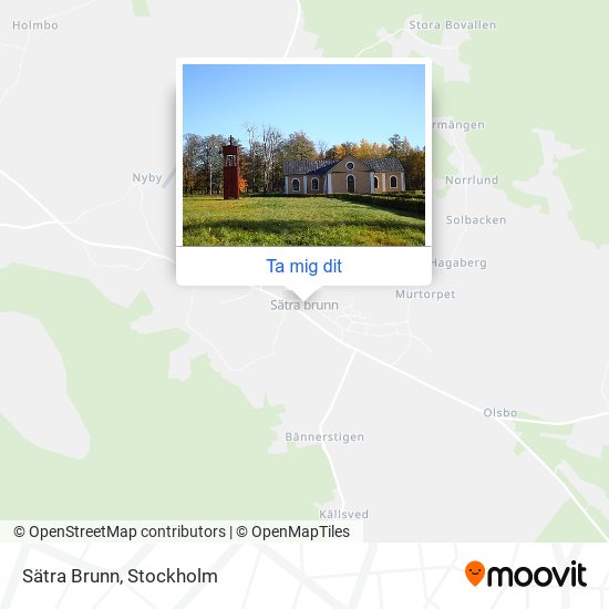 Sätra Brunn karta