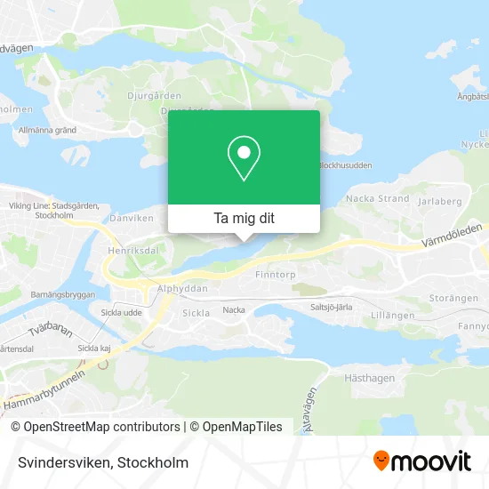 Svindersviken karta
