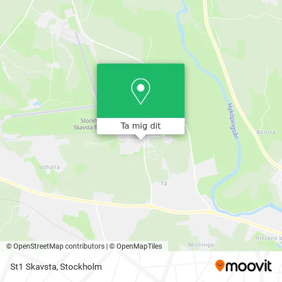 St1 Skavsta karta