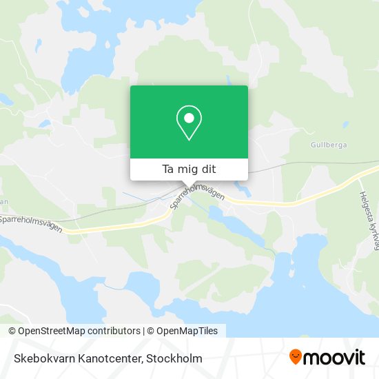 Skebokvarn Kanotcenter karta