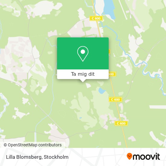 Lilla Blomsberg karta