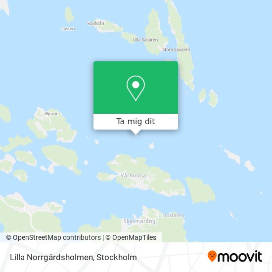 Lilla Norrgårdsholmen karta