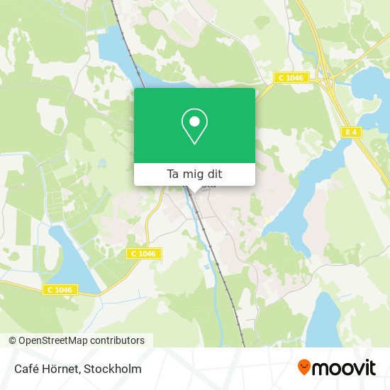 Café Hörnet karta
