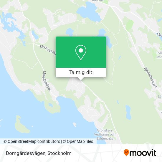 Domgärdesvägen karta