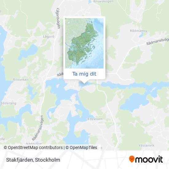 Stakfjärden karta