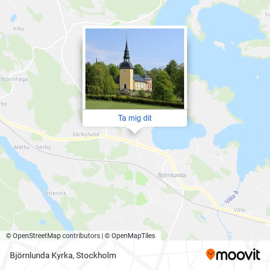 Björnlunda Kyrka karta