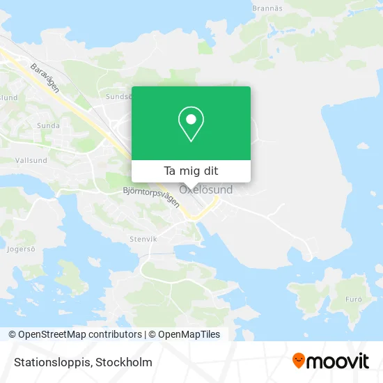 Stationsloppis karta