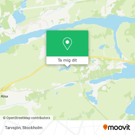 Tarvsjön karta