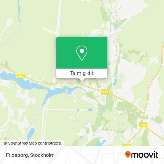 Fridsborg karta