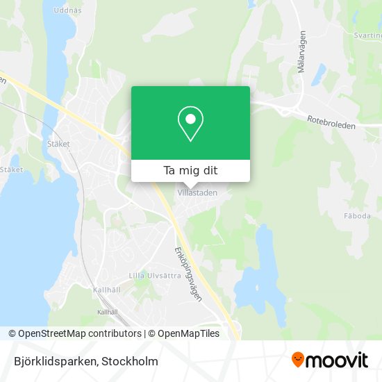 Björklidsparken karta