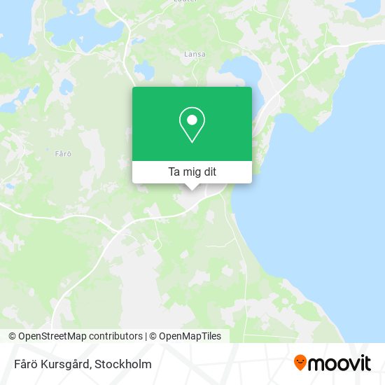 Fårö Kursgård karta