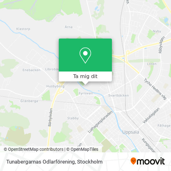 Tunabergarnas Odlarförening karta