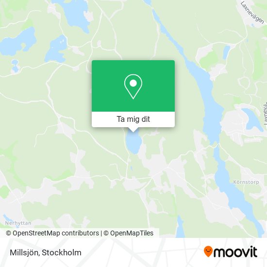 Millsjön karta