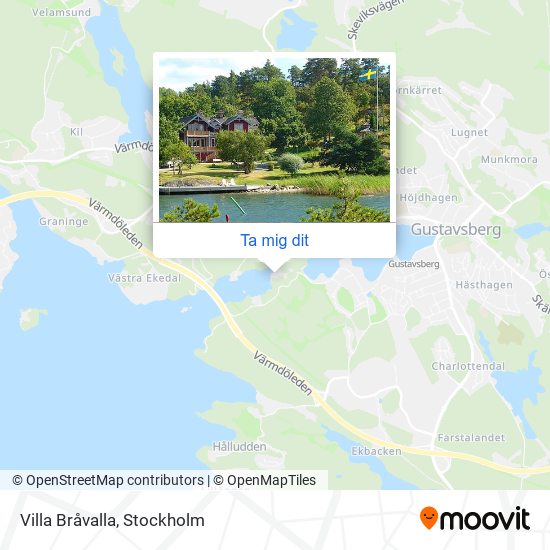 Villa Bråvalla karta