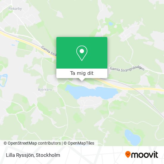 Lilla Ryssjön karta