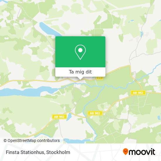 Finsta Stationhus karta