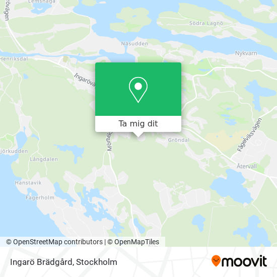 Ingarö Brädgård karta