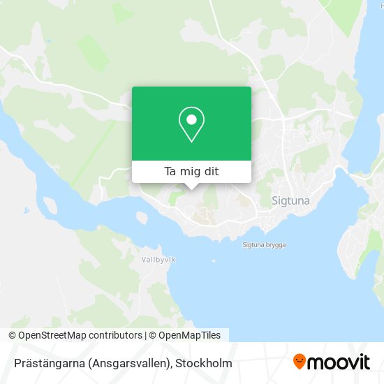 Prästängarna (Ansgarsvallen) karta
