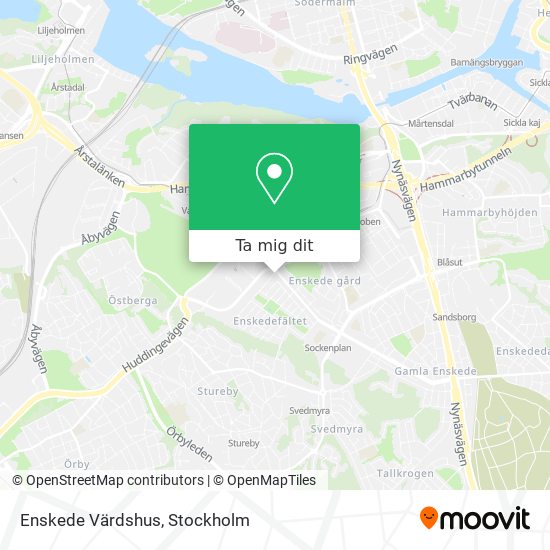 Enskede Värdshus karta