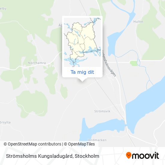 Strömsholms Kungsladugård karta