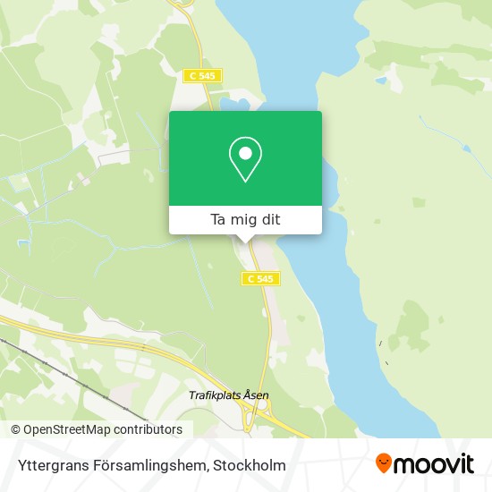 Yttergrans Församlingshem karta
