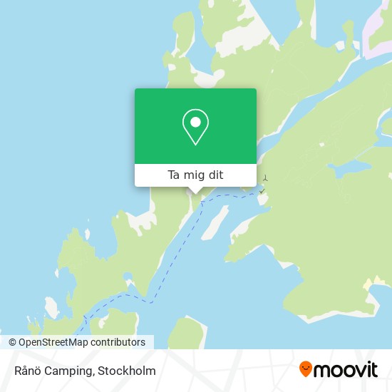 Rånö Camping karta