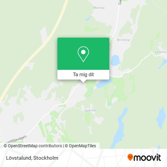 Lövstalund karta