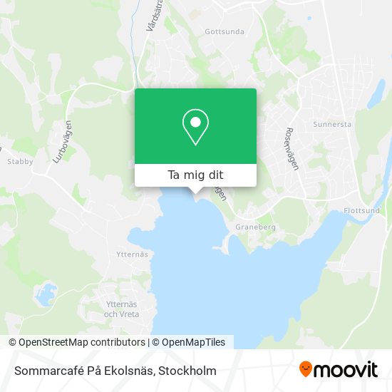 Sommarcafé På Ekolsnäs karta