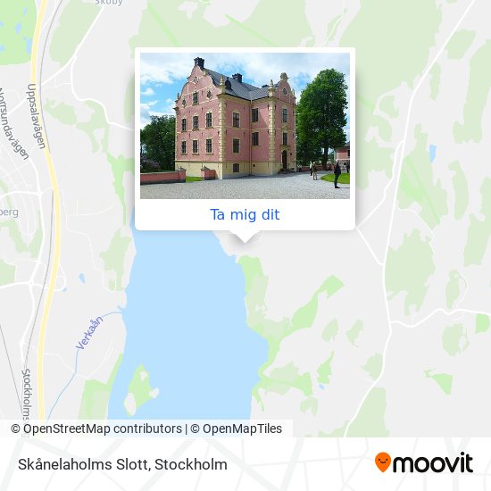 Skånelaholms Slott karta