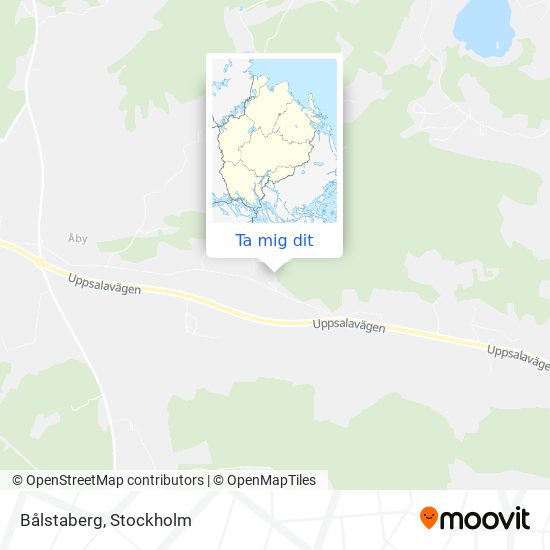 Bålstaberg karta