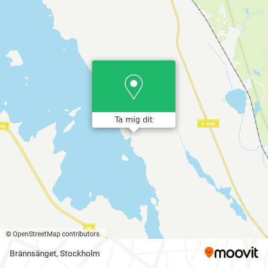 Brännsänget karta