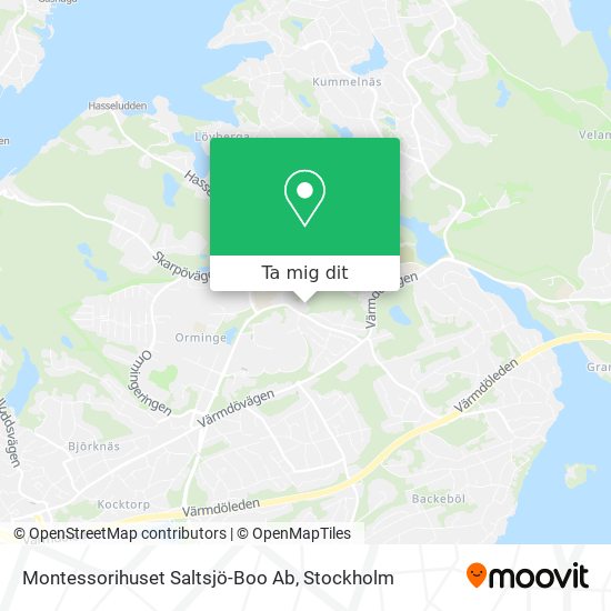 Montessorihuset Saltsjö-Boo Ab karta