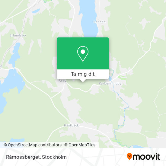 Råmossberget karta