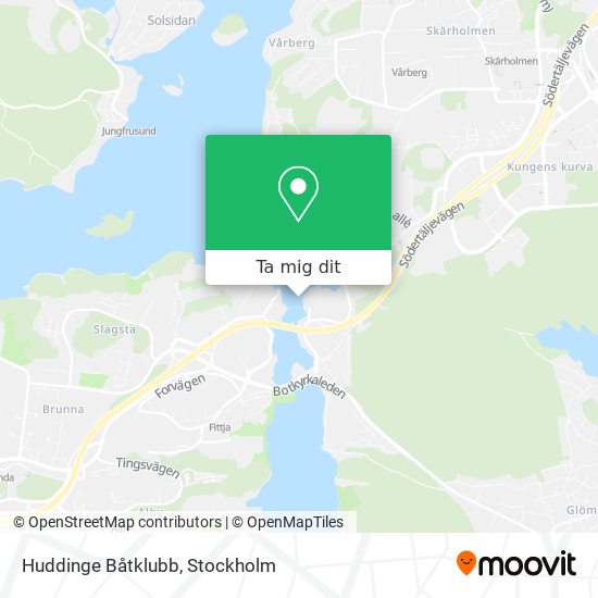 Huddinge Båtklubb karta